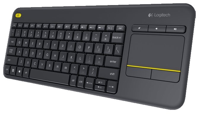 Беспроводная клавиатура для SMART TV Logitech K400 Plus with Touch Bar (920-007147)