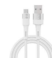 Кабель TFN ENVY USB Type-C - USB, плетеный, 1,2 метра, белый (TFN-C-ENV-AC1MWH)  Белый Кабель TFN ENVY USB Type-C - USB, плетеный, 1,2 метра, белый (TFN-C-ENV-AC1MWH) Белый