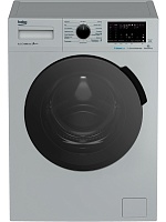 Стиральная машина Beko WSPE6H616S (40-44см / 6,5кг / 1200об / пар SteamCure / HomeWhiz®(Bluetooth) / Инверторный мотор ProSmart™ / Серебристый / A+++)