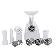 Мясорубка Camry CR 4802 (1500 Вт/ 1,5 кг/мин/ реверс/ 5 насадок / белый)   Мясорубка Camry CR 4802 (1500 Вт/ 1,5 кг/мин/ реверс/ 5 насадок / белый)