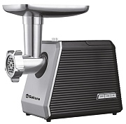 Мясорубка Sakura SA-6424BK (2000 Вт/ реверс/ 2 насадки/ черный)   Мясорубка Sakura SA-6424BK (2000 Вт/ реверс/ 2 насадки/ черный)