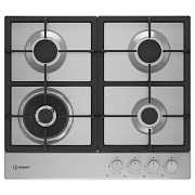 Поверхность газовая Indesit THPM 642 W/IX/I (Нерж. сталь / чугун. решетки / 4 конфорки (1,75/1,0/1,75/3,3 кВт) / WOK / газконтроль / электроподжиг)  Нержавеющая сталь Поверхность газовая Indesit THPM 642 W/IX/I (Нерж. сталь / чугун. решетки / 4 конфорки (1,75/1,0/1,75/3,3 кВт) / WOK / газконтроль / электроподжиг) Нержавеющая сталь