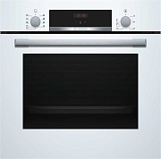 Духовой шкаф Bosch HBA534BW0 (Serie4 / 71 л / до 275 °C / Белое стекло / Гриль / съемные направляющие / EcoClean (задняя стенка) / A)  Белый Духовой шкаф Bosch HBA534BW0 (Serie4 / 71 л / до 275 °C / Белое стекло / Гриль / съемные направляющие / EcoClean (задняя стенка) / A) Белый