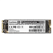 SSD M.2 накопитель 128 ГБ ExeGate NextPro+ UV500TS128 SATA III, TLC, R558/W497 МБ/с, 2280, 50 TBW (EX280471RUS)   SSD M.2 накопитель 128 ГБ ExeGate NextPro+ UV500TS128 SATA III, TLC, R558/W497 МБ/с, 2280, 50 TBW (EX280471RUS)