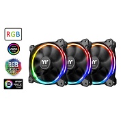 Комплект кулеров для корпуса Thermaltake Riing 12 LED RGB Radiator Fan Sync Edition 3-Fan Pack (CL-F071-PL12SW-A)   Комплект кулеров для корпуса Thermaltake Riing 12 LED RGB Radiator Fan Sync Edition 3-Fan Pack (CL-F071-PL12SW-A)