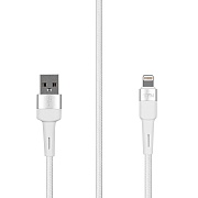 Кабель TFN ENVY Lightning - USB, плетеный, 1.2 метра, белый (C-ENV-AL1MWH)  Белый Кабель TFN ENVY Lightning - USB, плетеный, 1.2 метра, белый (C-ENV-AL1MWH) Белый