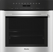 Духовой шкаф Miele H 7164 B EDST/CLST (76 л / до 300 °C / Нерж. сталь + чёрное стекло / телескоп. напр. / WiFiConn@ct / PerfectClean (каталитическая))  Чёрный/нержавейка Духовой шкаф Miele H 7164 B EDST/CLST (76 л / до 300 °C / Нерж. сталь + чёрное стекло / телескоп. напр. / WiFiConn@ct / PerfectClean (каталитическая)) Чёрный/нержавейка