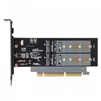 Адаптер M.2 x 2 NVMe SSD в PCIe 4.0 x8 KS-is (KS-846) для M.2 NVME SSD