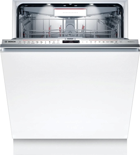 Машина посудомоечная встраиваемая 60 см Bosch SMV8YCX03E (Serie8 / 14 комплектов / 3 полки / расход воды - 9,5л / Home Connect / TimeLight / AquaStop)