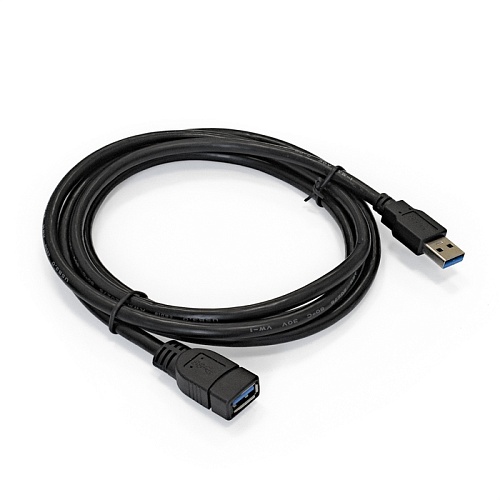 Удлинитель USB 3.0 AM - USB 3.0 AF ExeGate (EX-CC-USB3-AMAF-1.0), розетка-вилка, длина - 1 метр