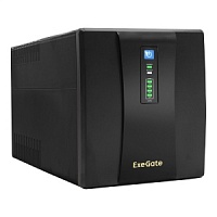 ИБП Exegate  UNB-1600.LED.AVR.4SH.USB <1600VA/950W, LED, AVR, 4*Schuko, USB, Black  EP285507RUS