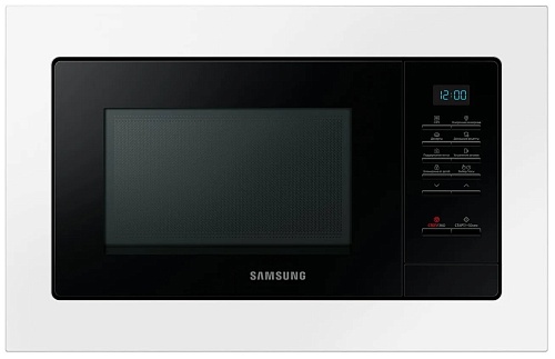 Микроволновая печь встраиваемая Samsung MS20A7013AL (20л / белый/черный / 850Вт)