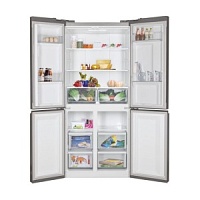 RFB Холодильник Side by Side CANDY CSC818FX (4 двери / Объем - 436 л / Высота - 183 см / A+ / Серебристый / No Frost)