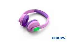Беспроводные наушники для детей Philips Kids TAK4206PK Bluetooth 5.0 Розовые