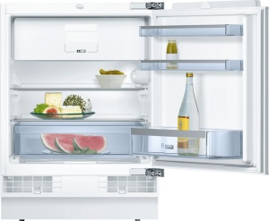 Холодильник встраиваемый Bosch KUL15AFF0 (Serie6 / Объем - 123 л / Высота - 82 см / Жесткое крепление фасадов / А+ / капельная система) встраиваемый холодильник bosch kir81af20r