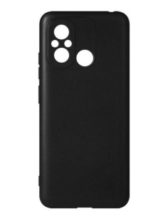 Чехол-накладка Matte Case для Xiaomi Redmi 12C / Poco C55 черный чехол накладка чехол для телефона krutoff clear case хаги ваги буги бот для xiaomi poco x3