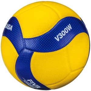 Мяч волейбольный Mikasa V300W FIVB Approved мяч вол сув mikasa v1 5w р 1 диам 15см синт кожа пвх маш сш сине желтый