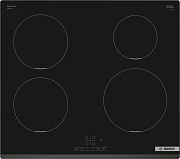 Поверхность индукционная Bosch PIE631BB5E (Serie6 / Чёрная стеклокерамика / 4 конфорки / QuickStart / PowerBoost / ReStart / QuickStop / 7,4 кВт)