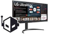 Монитор 34" LG 34WP550-B IPS/2560x1080/5ms/250 cd/㎡/HDMIx2/75Hz