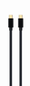 Кабель miniDisplayport - miniDisplayport GEMBIRD (CCP-mDPmDP2-6), вилка-вилка, DisplayPort v.1.2, длина - 1.8 метра кабель переходник minidisplayport m