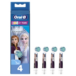 Насадка для зубных щеток Braun Oral-B Kids EB10S Frozen (4 шт) oral b kids frozen сменные насадки щетки очень мягкие для детей от 3 лет 2 насадки щетки