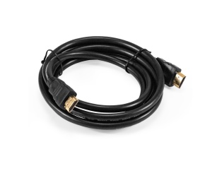 Кабель HDMI - HDMI ExeGate ( EX-CC-HDMI2-1.0), 19M/19M, v2.0, 1м, 4K UHD, Ethernet, длина - 1.5 метра, позолоченные контакты переходник hdmi hdmi exegate ex hdmi ffc розетка розетка позолоченные контакты
