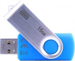 Память USB2.0 Flash Drive 16Gb GOODRAM UTS2 Twister Blue [UTS2-0160B0R11]