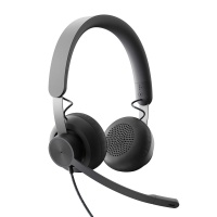 Наушники с микрофоном Logitech Zone Wired Headset Stereo (981-000875) Чёрный