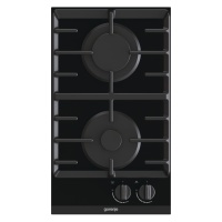 Поверхность газовая Gorenje GC321B (черный / 2 конфорки / стеклокерамика / чугун /XtraSurface) Чёрный