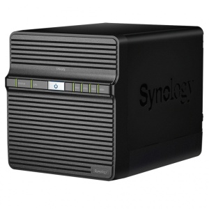 Сетевой накопитель Synology DS420J, 4x 2.5/3.5 HDD, Realtek RTD1296 1.4ГГц, 1 ГБ, 2хUSB 3.2 Type-A, RJ-45 1Гбит/с