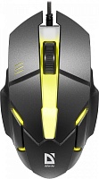 Проводная мышь Defender Host MB-982, (Проводная 1.8м/1000 dpi), Черная 