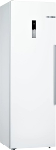 Холодильник Bosch KSV36BWEP (Serie6 / Объем - 346 л / Высота - 186см / A++ / Белый / статическая система / однодверный) холодильник встраиваемый bosch kul22add0 serie6 объем 110л высота 82см а жесткое крепл фасадов home connect капельная система однодвер