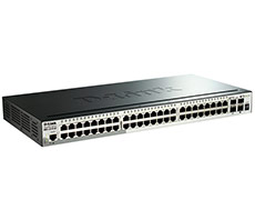 Коммутатор D-LINK DGS-1210-52/FL, управляемый, 48 портов 10/100/1000Base-T + 4 комбо-порта 100/1000Base-T/SFP