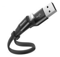 Кабель Baseus Two-in-one Portable Cable - Lightning/microUSB 0,23м, черный (CALMBJ-01)  Чёрный