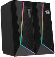Колонки 2.0 Redragon Anvil / 10W / USB-питание / RGB подсветка / Чёрный / корпус - пластик
