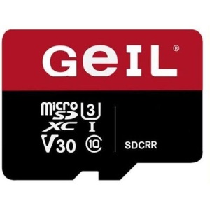 Память micro Secure Digital Card 32Gb class10 GEIL / без адаптера SD [GBRC10-032G] память micro secure digital card 64gb class10 kioxia toshiba с адаптером sd [lmex1l064gg2]