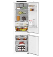 Холодильник встраиваемый Hotpoint HBT 18I (Объем - 275 л / Высота - 177.5 см / Слайдерное крепление фасадов / A+ / Белый / NoFrost)