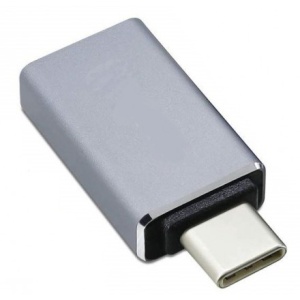 Переходник USB Type-C - USB 3.0 KS-is (KS-296Black), вилка - розетка, cкорость передачи: до 5 Гб/сек