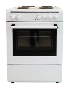 Плита электрическая Snaige SEM50-8R (Белая / духовка - 48 л) петля двери духовки для плиты беко веко beko 210110376