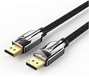 Кабель Displayport - Displayport Vention v1.4 8K - 60Hz/ 4K - 124Hz, вилка-вилка, длина - 1 метр