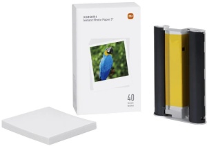 Фотобумага Xiaomi Instant Photo Paper 3 (40 листов) (BHR6756GL) 20sheets lot deli glossy photo paper a4 210x297mm a3 297x420mm 200g 230g photo paper color ink jet paper