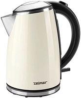 Чайник Zelmer ZCK1274E (2200Вт / 1,7л / металл/бежевый)