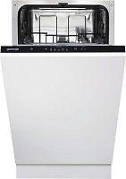 Машина посудомоечная встраиваемая 45 см Gorenje GV520E15 (Essential / 9 комплектов / 2 полки / расход воды - 9 л / А++)