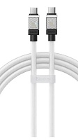 Кабель Baseus CoolPlay Series Type-C - Type-C, 1м, (100W), Белый