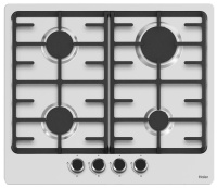 Поверхность газовая Haier HHX-M64CNX (Нерж. сталь / чугун. решетки / 4 конфорки (1,75/1,0/1,75/3,0 кВт) / газконтроль)