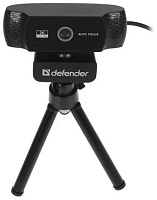 Веб камера Defender G-lens 2590 QHD 2K 3.7 МП, черный