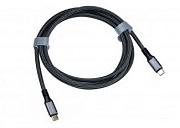 Кабель USB Type-C - USB Type-C KS-is (KS-491B-2) вилка-вилка, PD 100W, длина - 2,0 метра