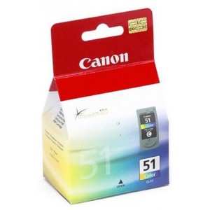 Картридж Canon CL-51 * для iP2200/6210D/6220D, MP150/160/170/180/450/460, MX300/310 (Colour* срок годности истек картридж canon pg 40 multipack cl 41 0615b043aa