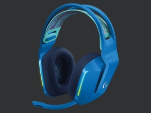 цена Игровые беспроводные наушники с микрофоном Logitech G733 LIGHTSPEED Blue с поддержкой объемного звучания 7.1 и RGB-подсветкой (981-000943)