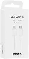 Кабель Samsung Type-C - Type-C, 1.8м, Белый (EP-DX310JWRGRU)